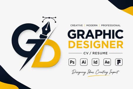 CV, Resume and logo designer and Graphic desinger