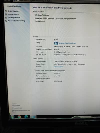 Dell CPU tower core i5 6th gen 500gb hard