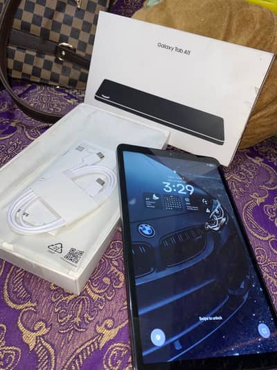 Samsung A 11 Tab Pta Proved 64 GB Water pack 25 days used with box