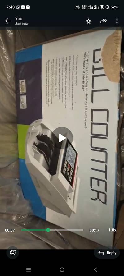cash counting machine