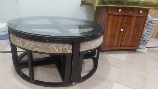 coffe table, and5-seater sofa set.