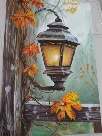 Beautiful Handmade Acrylic Painting - Autumn  from porfessional Artist