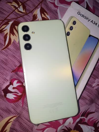 Samsung a34 5 G for sale very good candtion