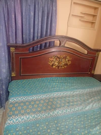 Wooden bed