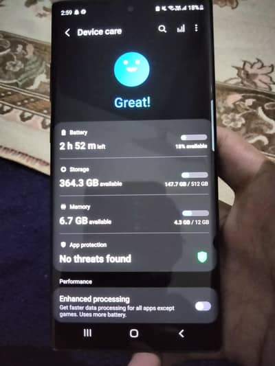Samsung Mobile Note 10 Plus 512 GB