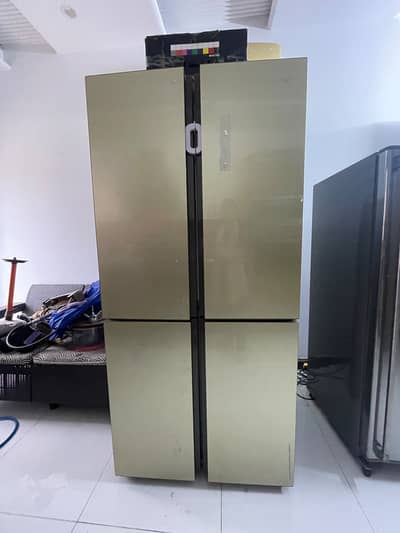 Haier two door fridge