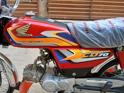 Honda 70 2025 model lush condition for sell 03462252334