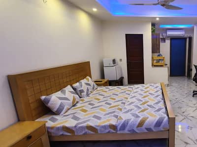 Double Bed with mattress and side table