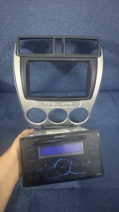 Orignal Honda City Clarion Head Unit with Dashboard Panel AC Button