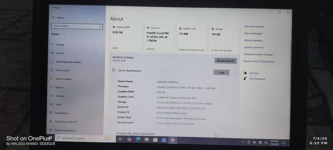 i5 4th gen dell touch & type duo