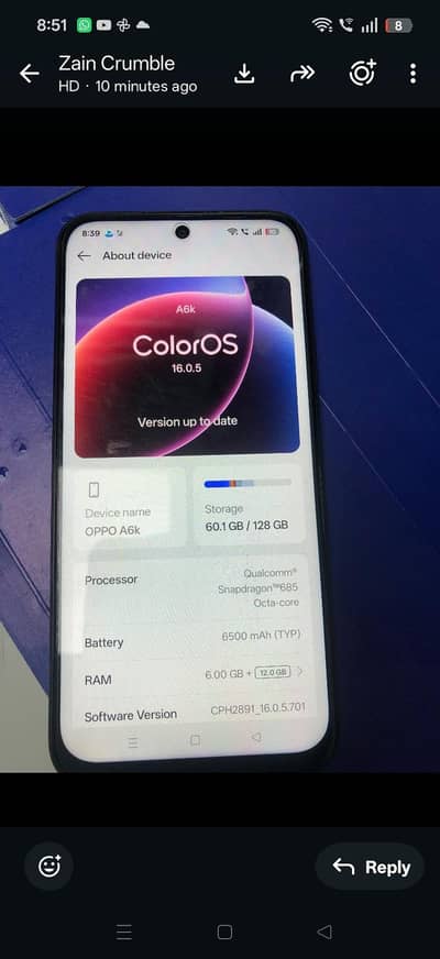 OPPO A6k sale
