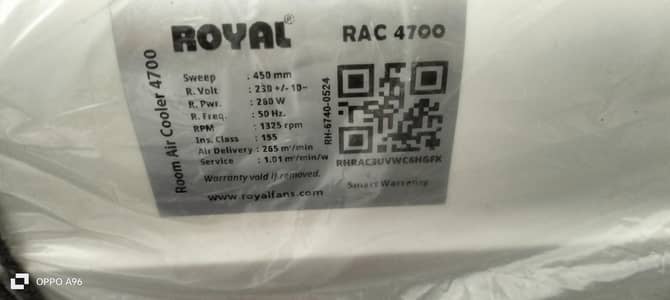 Royal Air Cooler RAC4700