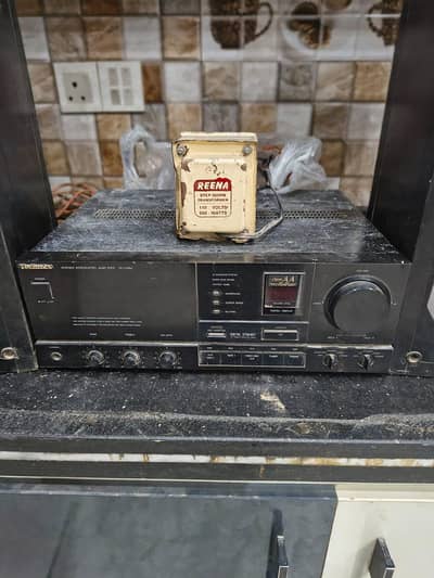 Technics Amplifier With Kenwood Speaker