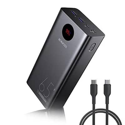 Romoss Power Bank 40000 mAh 65W PD Fast Charging Laptop Charging Power