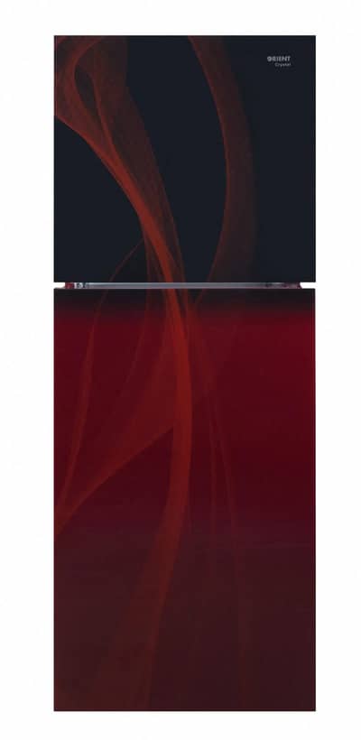 Orient Refrigerator | Crystal 380 Ltr Inverter Glaze Red