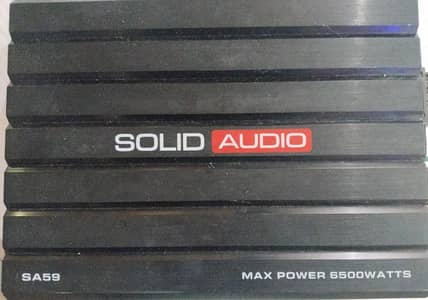 Solid Audio SA59 4-Channel Car Amplifier 6500W
