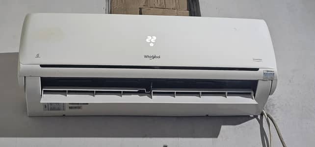 whirlpool 1.5 ton inverter only 3 session use