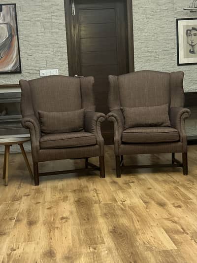 Wing chairs imported  brand Drexel