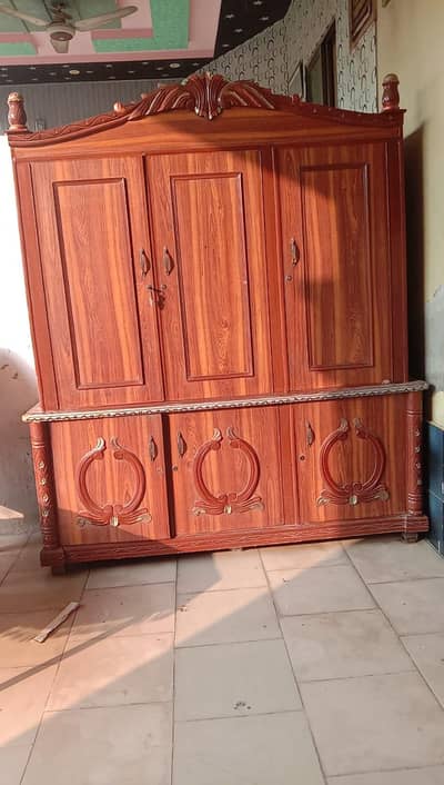 Wooden wardrobe