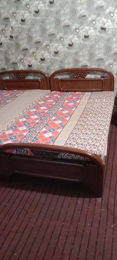 2 single bed with mattress master