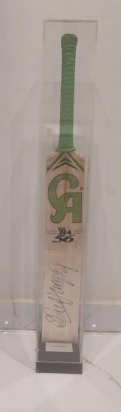 Babar Azam Signed Bats + Wasim Akram Ball + Rauf & Naseem Shah Ball