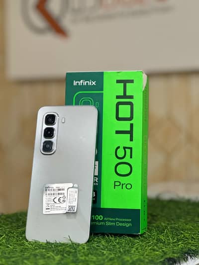 Infinix Hot 50 Pro 8gb Ram 128gb Storage with Box & Charger