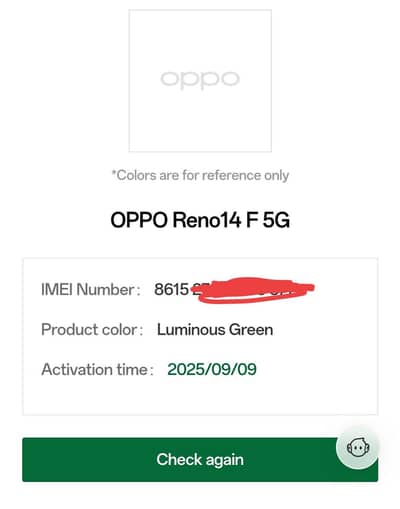 OPPO Reno 14f 5G 8Gb 256Gb