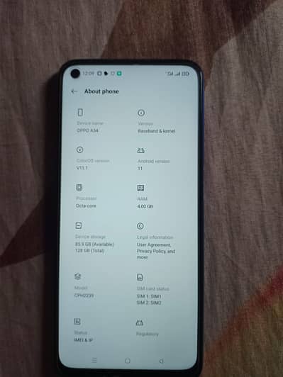 OPPO A54 want to sell