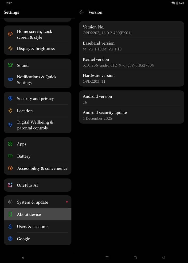 One Plus Tablet 2