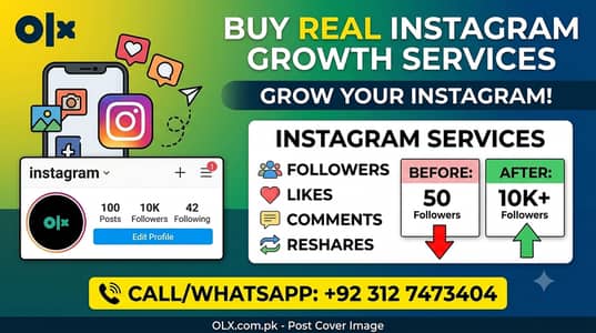 Real Instagram Services - Followers, Likes & Comments (Boost Fast)