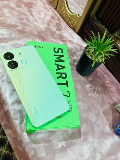 infinix smart 7 hd 4(2+2)/64 no open repair/with box