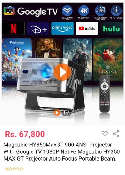 Magcubic HY350 Max (Android 14 version) projector