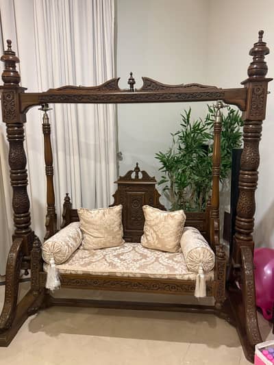 Premium Chinioti Wooden Swing (Jhoola) – Excellent Condition