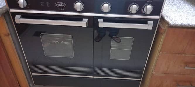 Fischer cooking range with Ovens