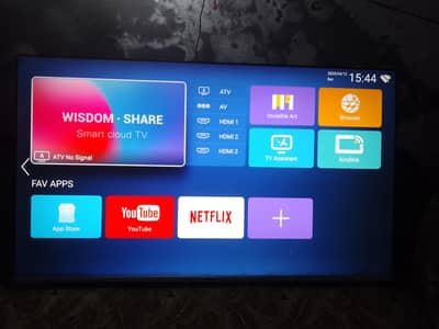 75inch led tv android new condition