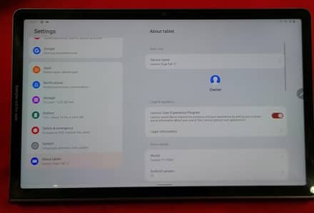 lenovo Yoga Tab 11 8GB 256GB