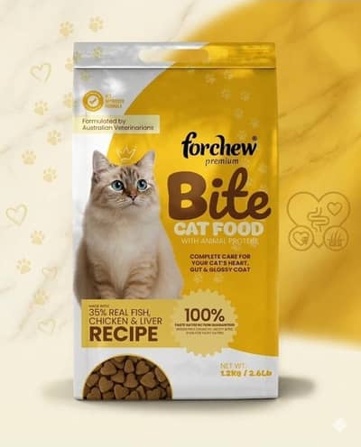 Forchew cat food
