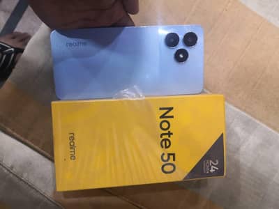 Realme Note 50 dual Pta approved with box.