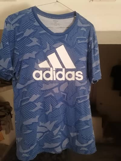 Original Adidas Blue Sports T-Shirt – Size M