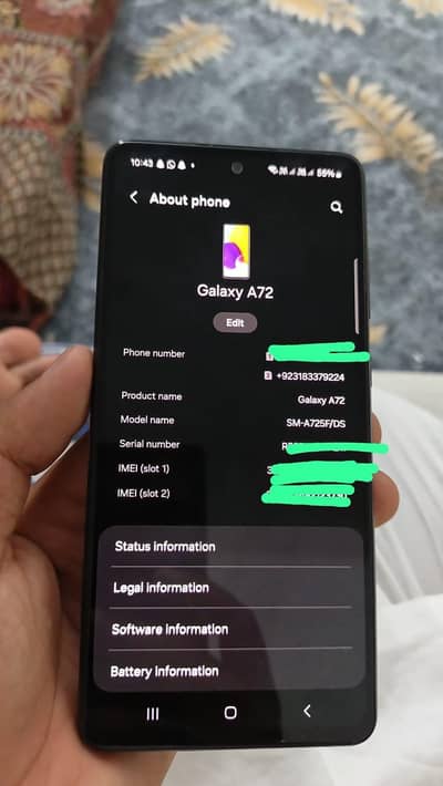 Samsung Mobile A72
