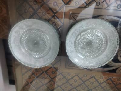  پریمیم ہیوی کرسٹل سرونگ 10/8 انچزپلیٹس (Heavy Crystal Plates) 