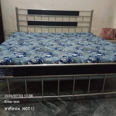 steel bed for sale serious person contact me plz no bargaing