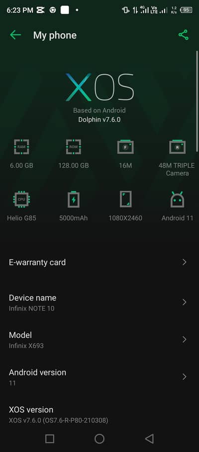 Infinix Note 10