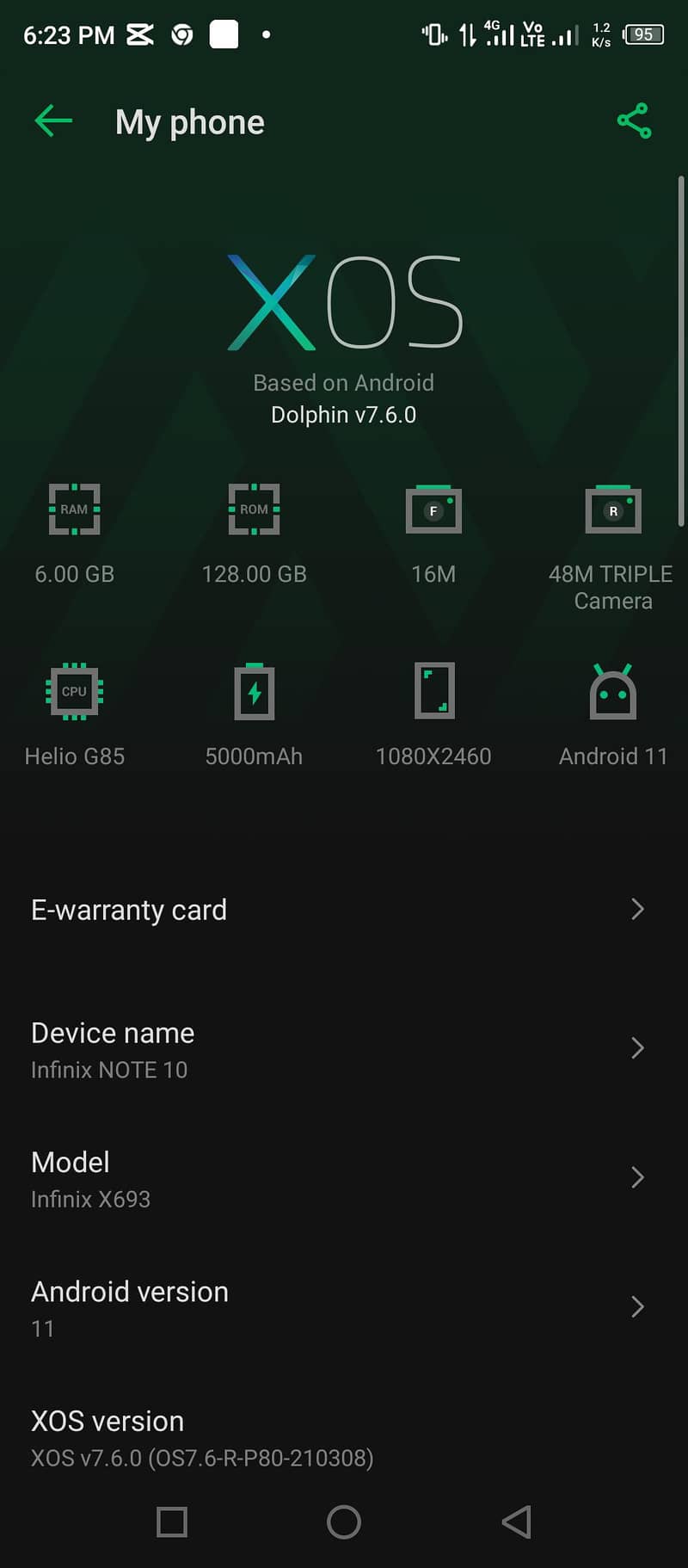 Infinix Note 10 0