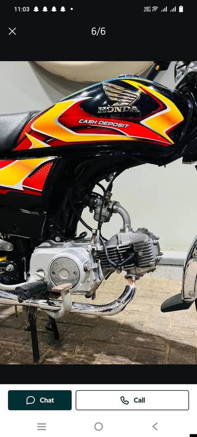 aprel ki bike he full zero meeter he chalane wala nahe gr me karhi he