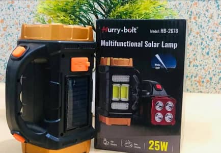 hurry bolt solar lamp 25w Bright white light