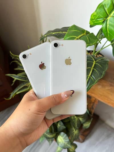 iPhone 8 128GB full box Whatsapp no 03460455416