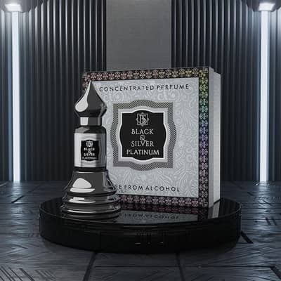 Premium attar black and silver attar