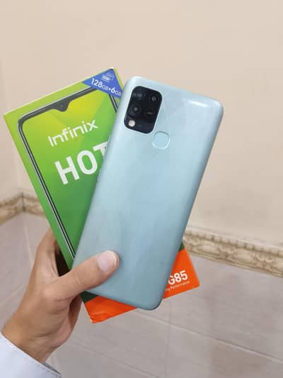 Infinix Hot 10S mobile da full ok da 10 9 condition da with box