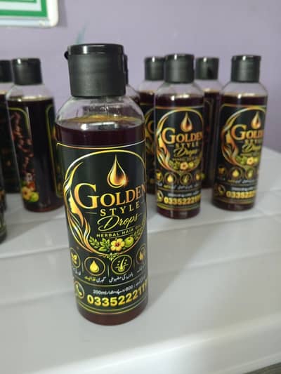 Golden Style Drops  Herbal Hair Oil